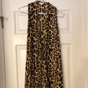 LulaRoe leopard print Joy vest